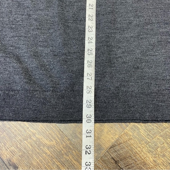 Tasso Elba Merino Wool Blend Mock Neck Solid Pullover Sweater Mens 3XL Dark Gray - Picture 5 of 11